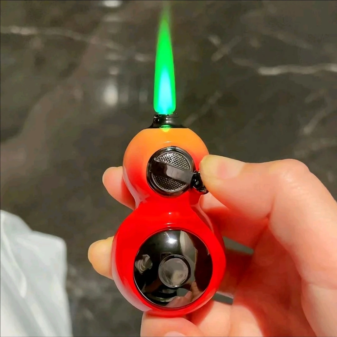 黑神话同款网红创意国潮葫芦造型充气打火机合金机身高档防风送礼