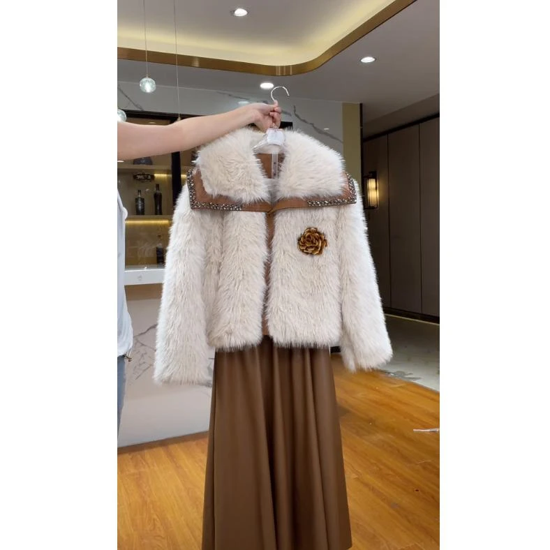 芙娜妮法式圆领秋季新款时尚气质女设计感小众长袖两件套F2432054