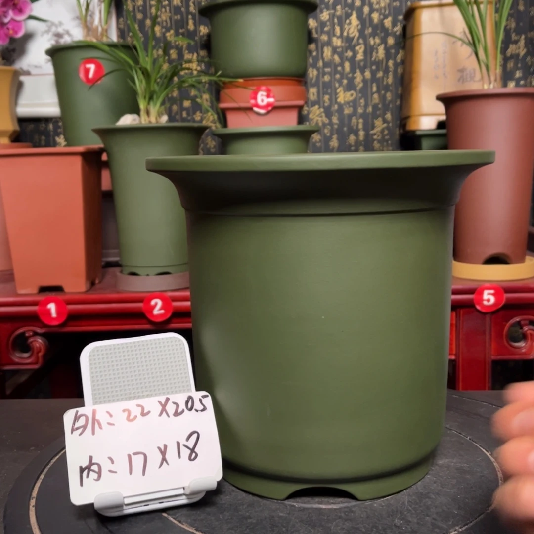 紫砂花盆紫砂，紫砂