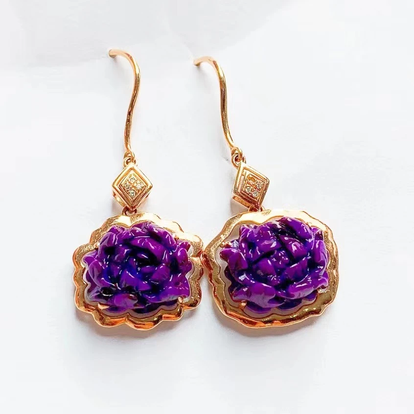 匡氏推荐  18牡丹花耳坠  Z-HL-A9488（多样性发一）