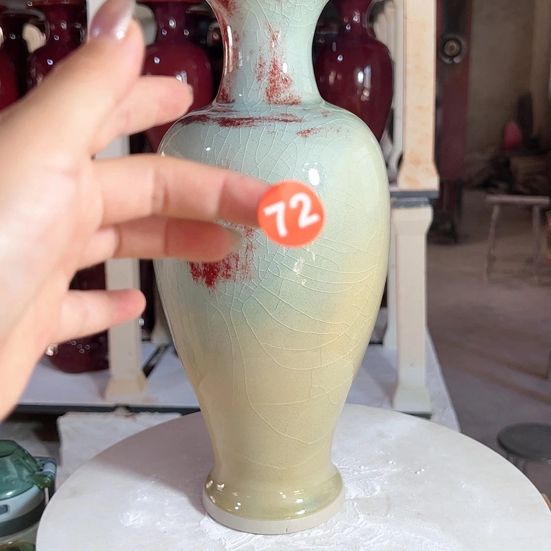 摆件郑家钧窑摆件微瑕