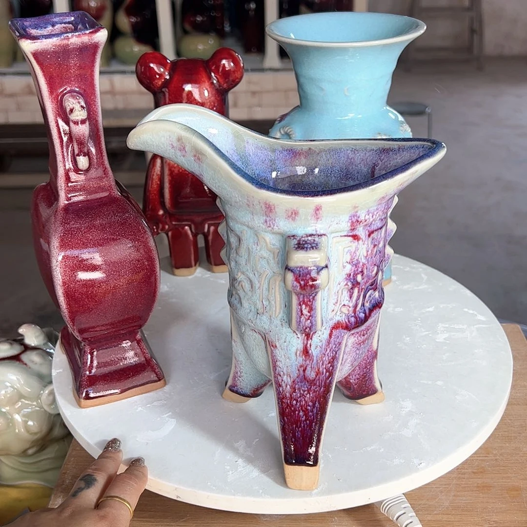 摆件郑家钧窑摆件