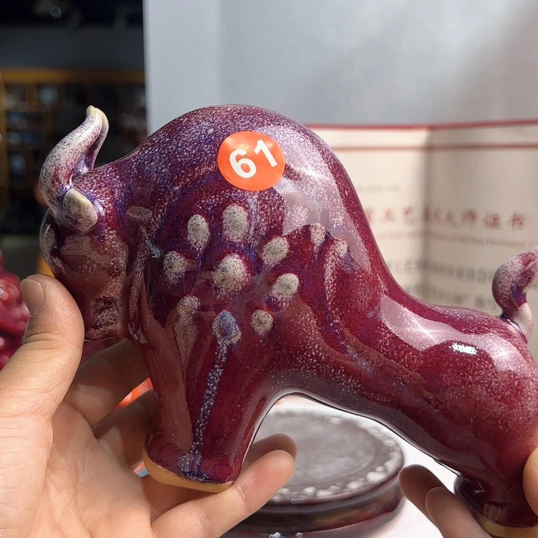 瓷片郑家钧瓷摆件