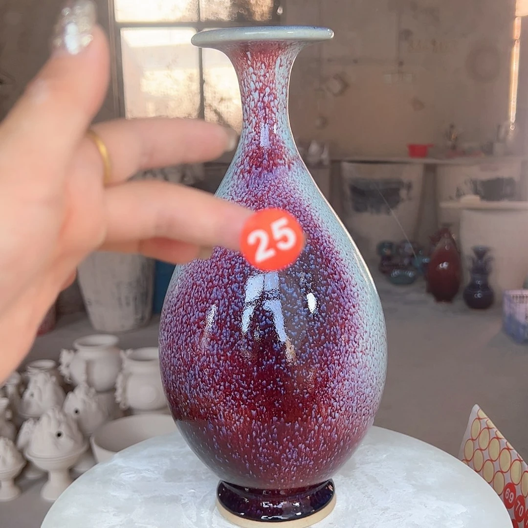 摆件郑家钧窑摆件微瑕