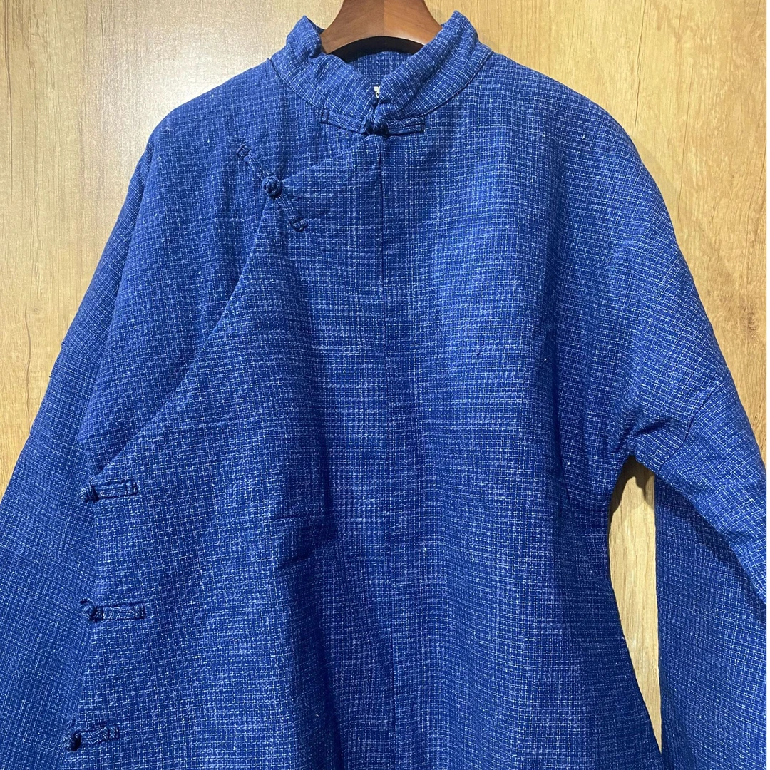 风华复古夹棉斜襟衫