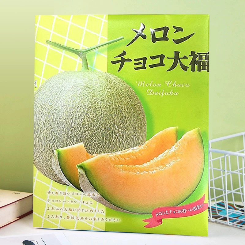 日本进口 世起日式大福哈密瓜味夹心糯米团子果子 圣诞礼盒礼物