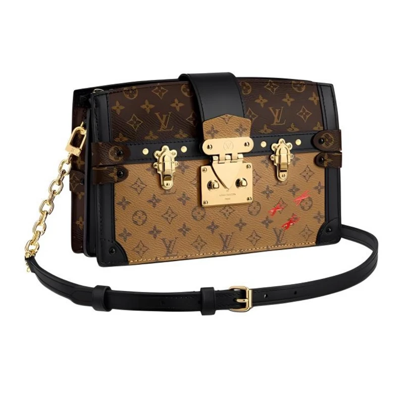 99新 LouisVuitton/路易威登 老花软盒子