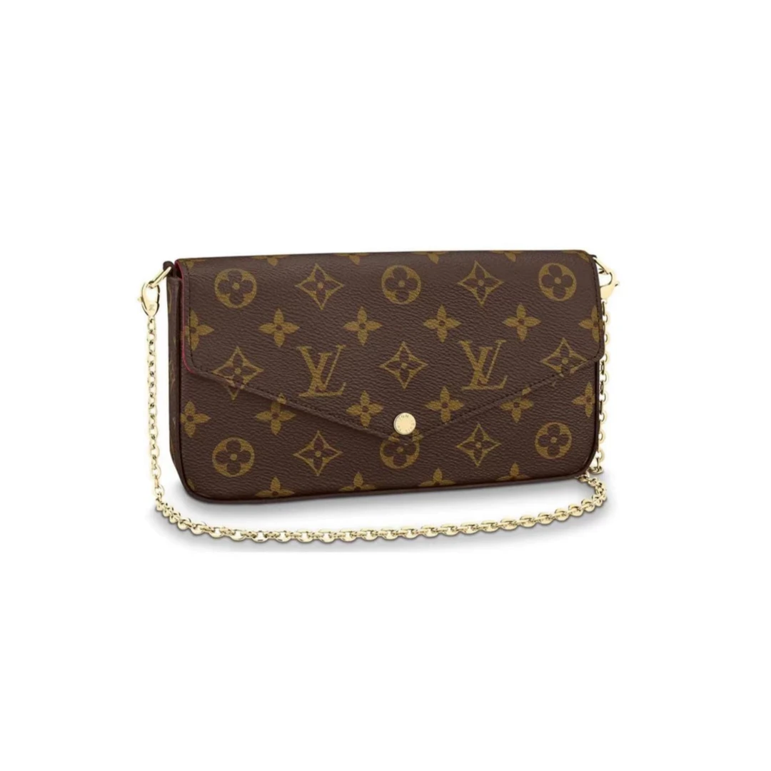 99新 LouisVuitton/路易威登 老花三合一单肩包