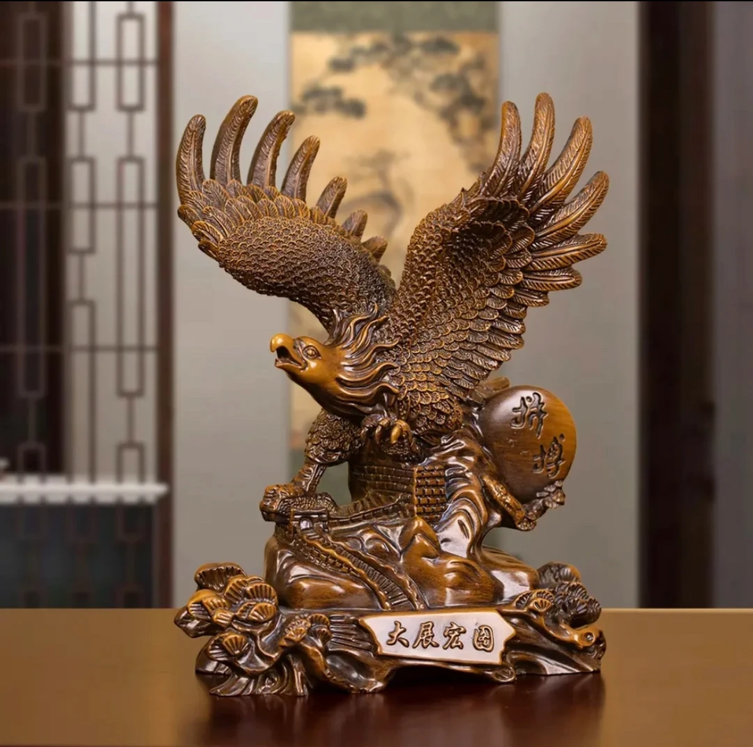 大展宏图C款老鹰客厅办公室工艺品摆件