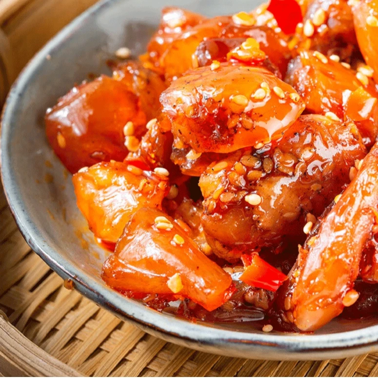 【19.9发60包】内蒙古特产牛筋牛肉香辣牛板筋卤味零食批发筋头巴脑