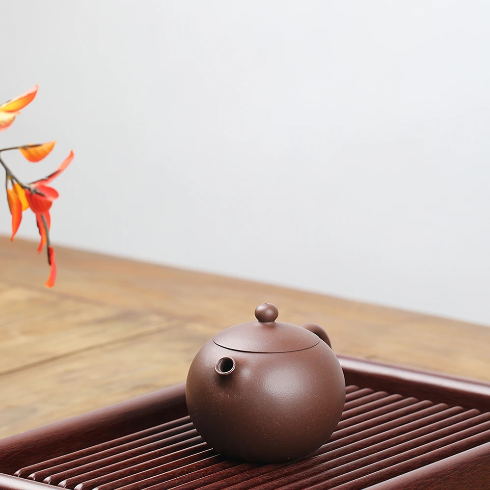 宜兴紫砂壶河豚西施壶