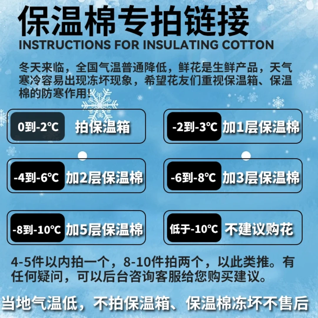 【挚简】高品质鲜花【保温棉】