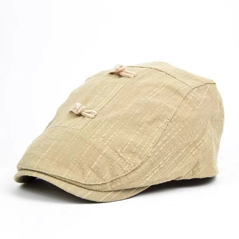 民族风时尚个性简约大气棉麻透气前进帽