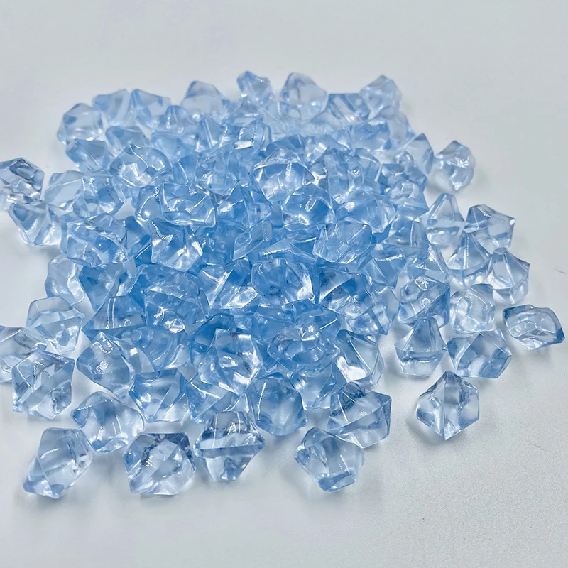 （对对碰）夜光碎冰一包10-15个  尺寸 11-14mm 手工diy饰品摆件