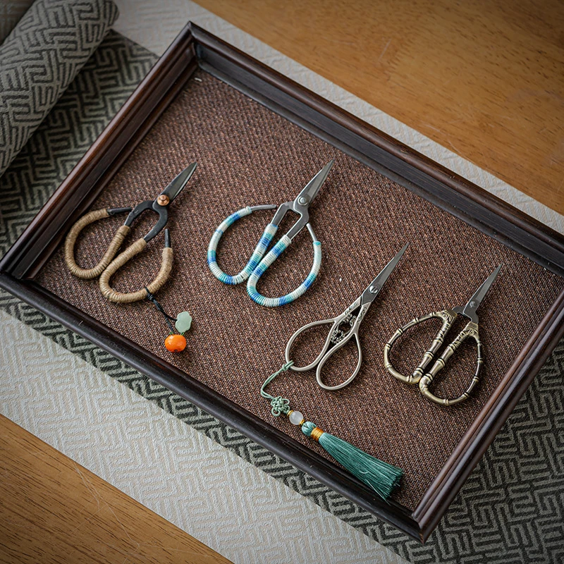 国风迷你家用茶艺小剪刀创意高档泡茶袋小茶剪多功能茶具茶道配件