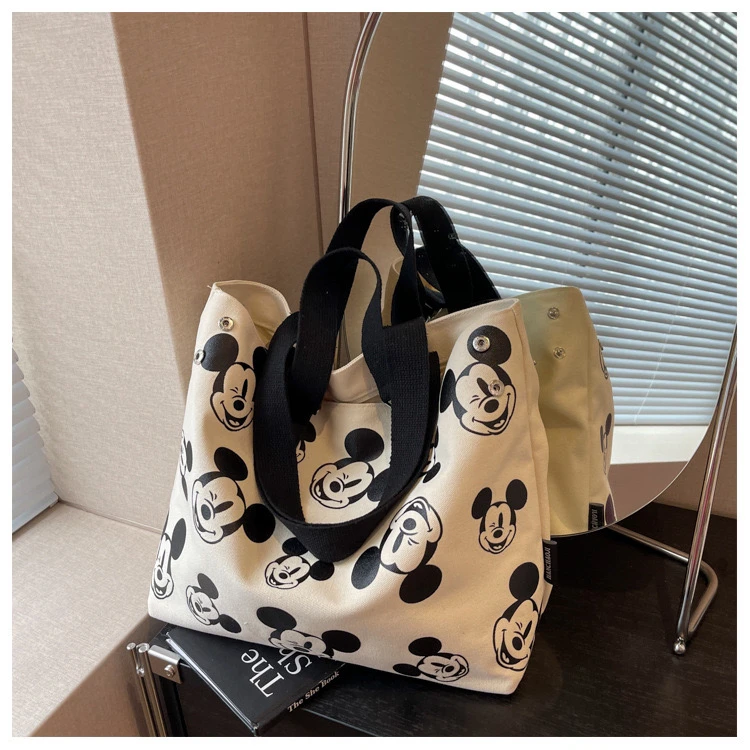 JASMINE 茉莉 韩版米奇帆布包