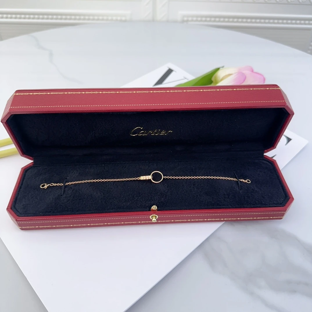 全新未使用 Cartier/卡地亚 奢品经典/女士时尚百搭窄版love手链