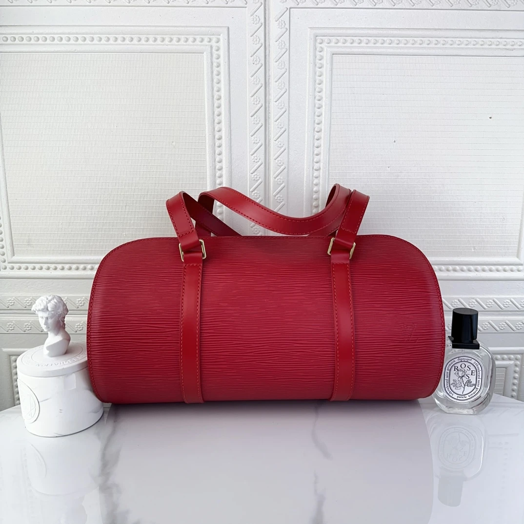 全新未使用 LouisVuitton/路易威登 水波纹巴比龙中古手提二奢包