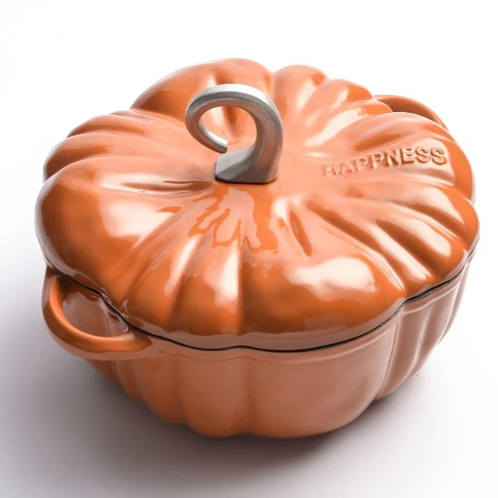 小幸福20CM-25CM南瓜珐琅炖锅煲汤锅多功能锅电磁炉燃气灶通用