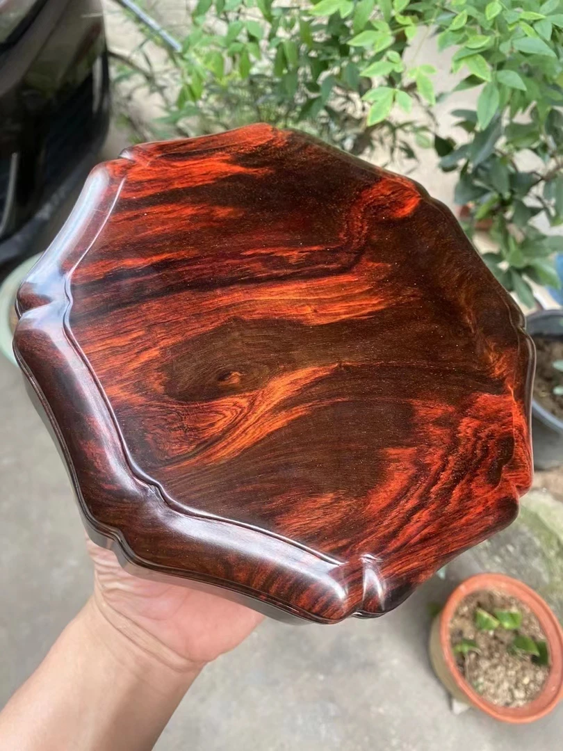 大红酸枝天地盖首饰盒