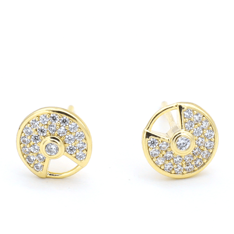 铜合金耳饰 设计师款时尚轻奢耳饰~3602