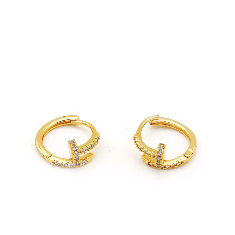 铜合金耳饰 设计师款时尚轻奢耳饰~3097