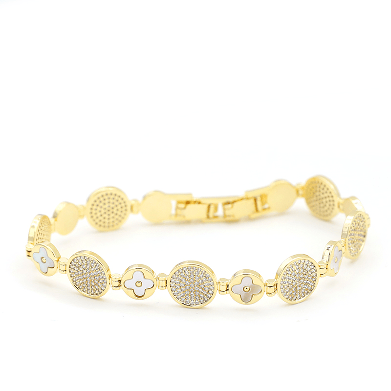 铜合金手链 设计师款时尚轻奢手链~3423