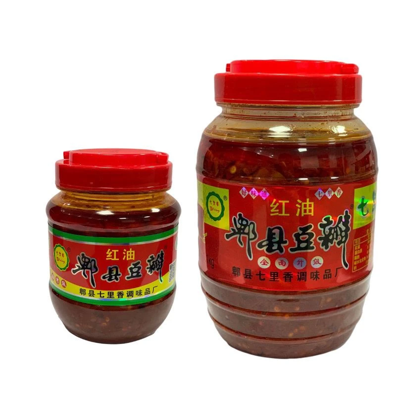 正宗郫县豆瓣七里香红油豆瓣酱川菜调味上色辣椒酱火锅底料佐料