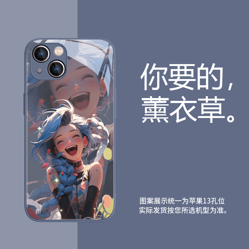 适用金克丝iPhone15promax手机壳卡通OPPO可爱VIVO/小米/华为女款
