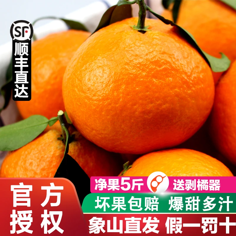 【顺丰直达】正宗象山红美人柑橘桔子爱媛28号水果新鲜果冻橙礼盒装