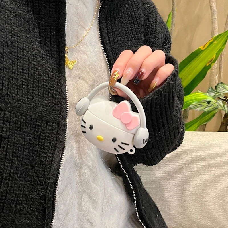 可爱卡通猫咪适用苹果无线蓝牙airpods pro1代2代3代耳机保护套软