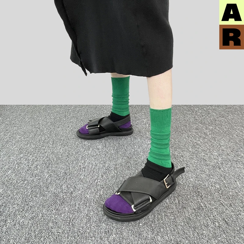 AR层次感|毛毛虫中筒袜子女棉基础百搭男堆堆袜潮刘雨昕同款