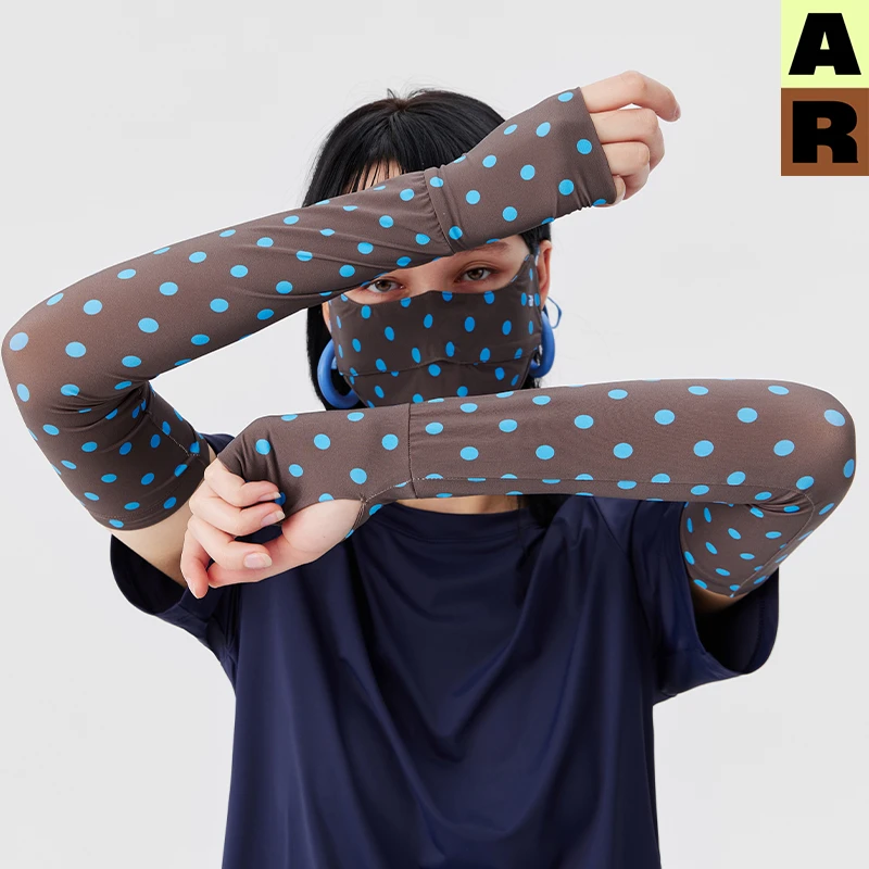 AR波点防晒|冰爽防晒袖套防紫外线夏基础百搭UPF50+男女轻薄透气