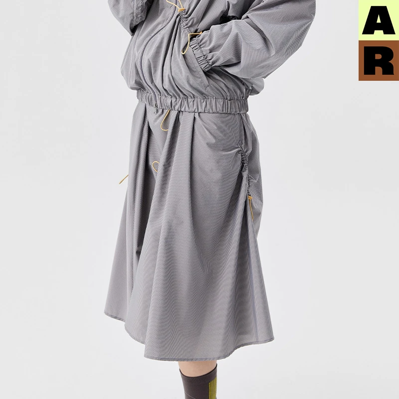 【leelee专属】AR原创r线空气感抽褶防晒裙