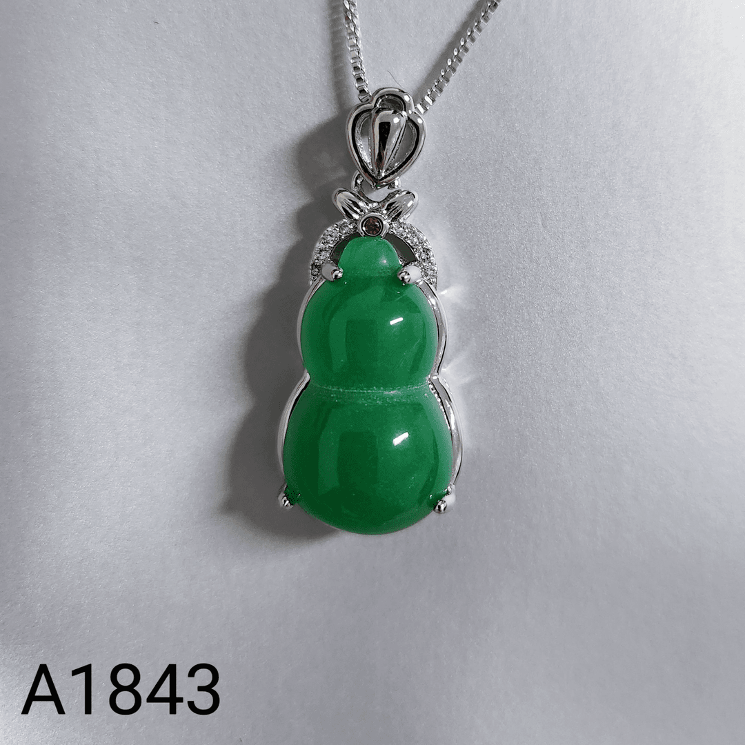 铜合金合成锆石吊坠 A-1843 轻奢灵动 时尚百搭