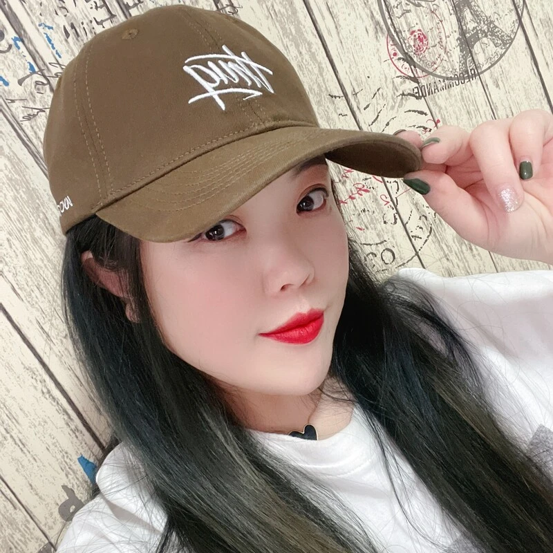 2022款小众THU简约字母软顶棒球帽男女通用显脸小百搭水洗鸭