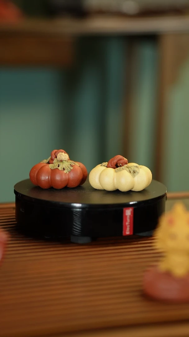 【闪购商品】紫砂茶宠南瓜一对