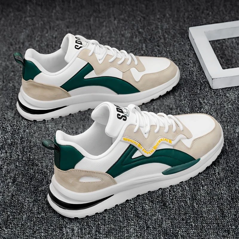 阿甘男鞋2024秋季新款薄款男士休闲运动鞋百搭潮流帅气跑步鞋潮款