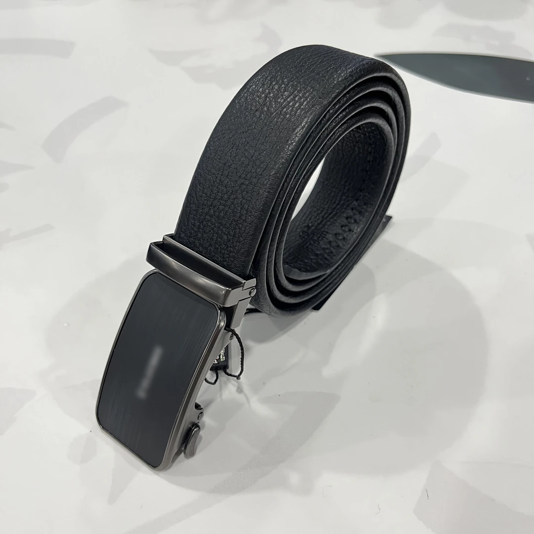 男士真皮自动扣皮带商务休闲高档牛皮腰带