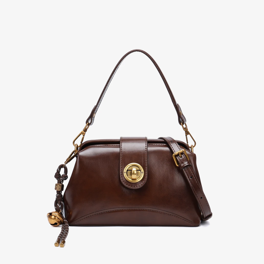 【万象城撤柜】摩登相片夹子包复古百搭女士单肩斜挎包