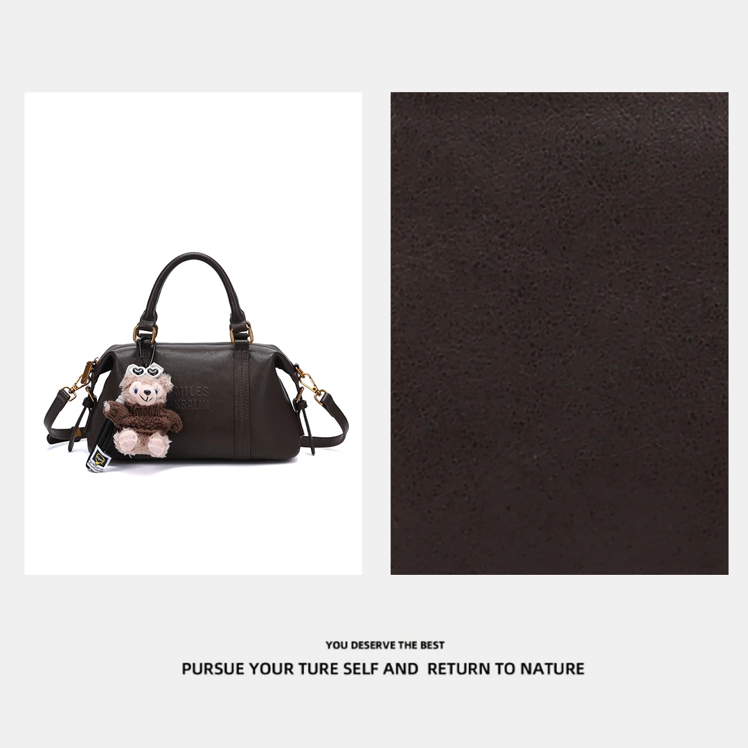 【Miles Kralin】秋冬新款高级感枕头包百搭单肩斜挎包【赠挂件】