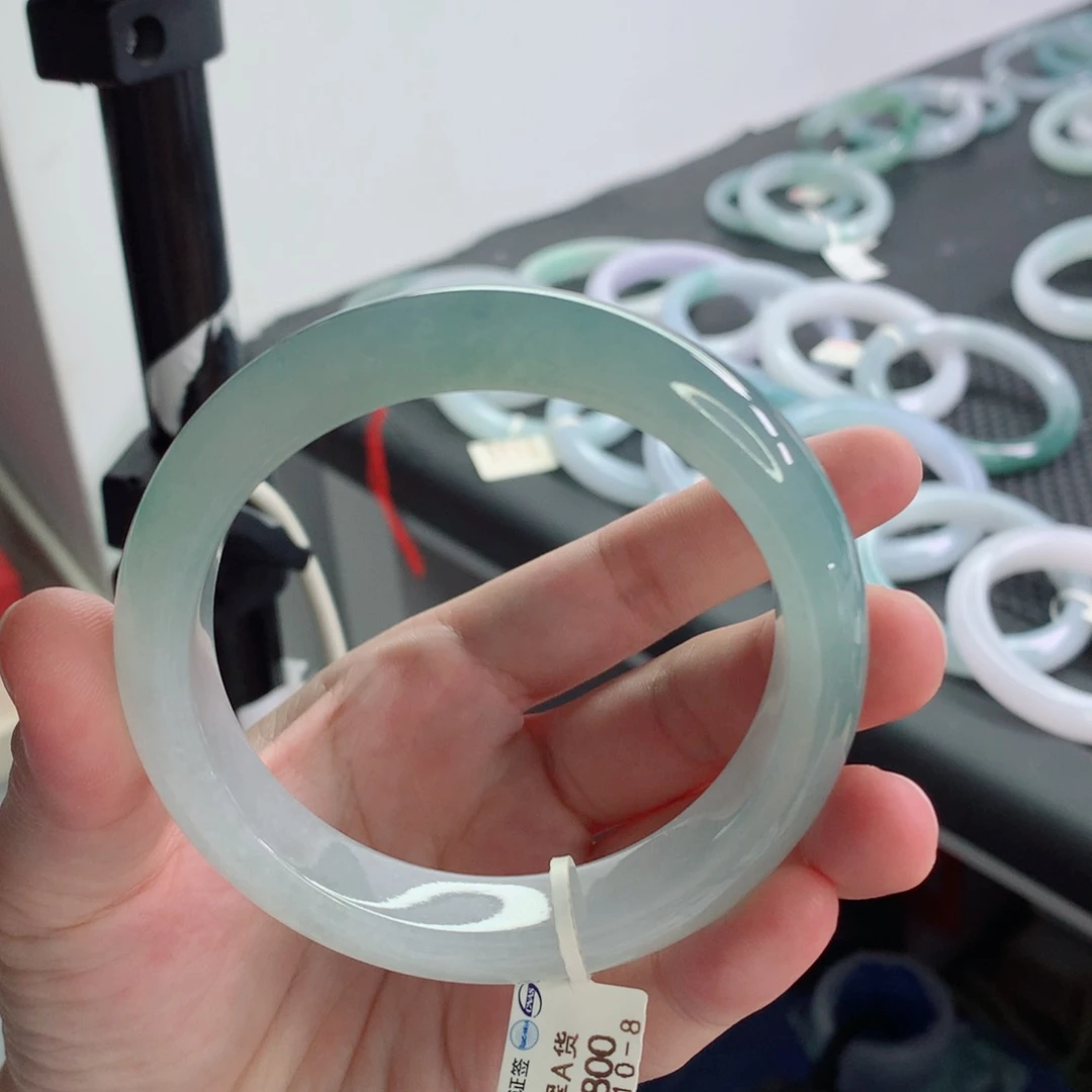 【闪购商品】翡翠手镯未镶嵌7号-60圈口