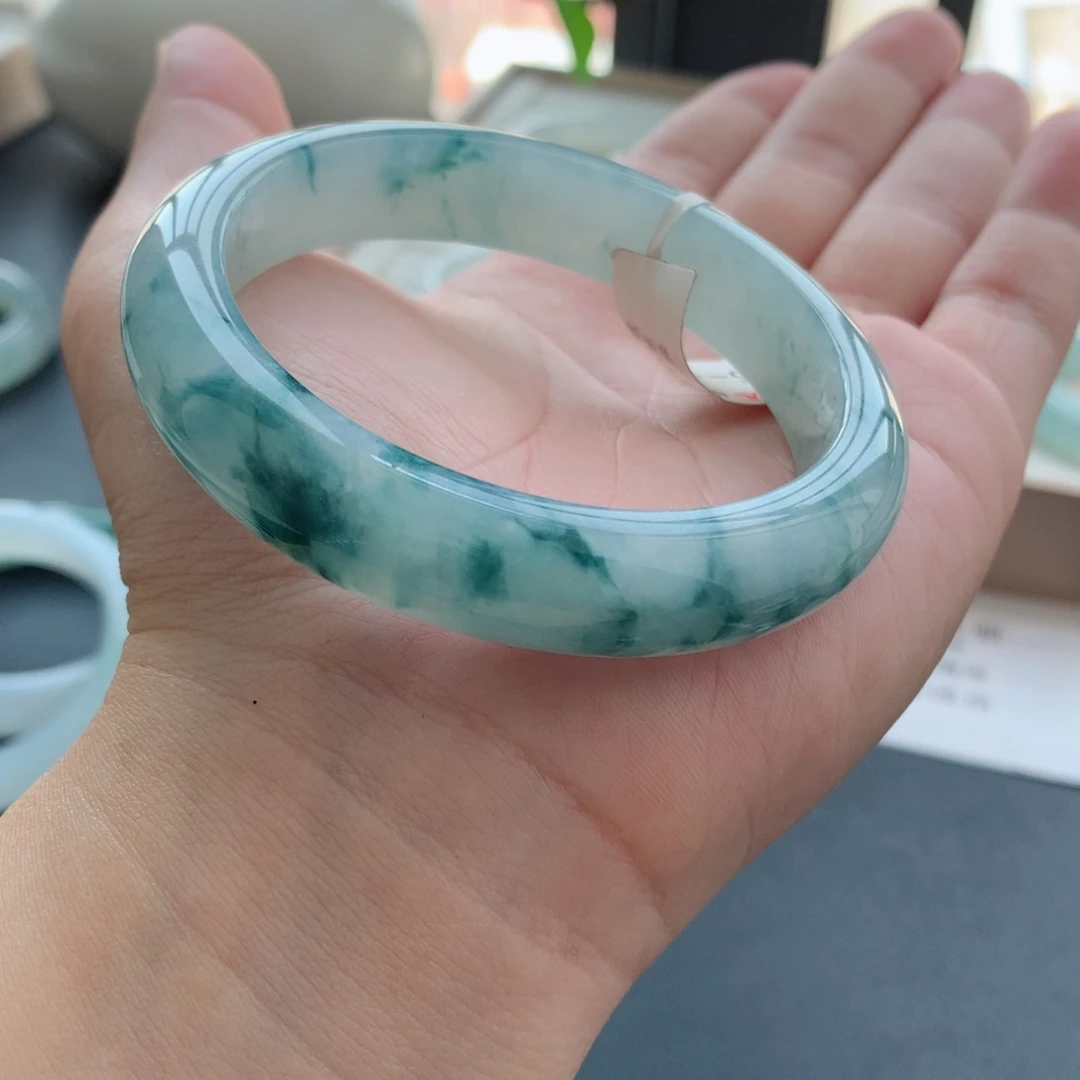 【闪购商品】翡翠手镯未镶嵌58号-55.5