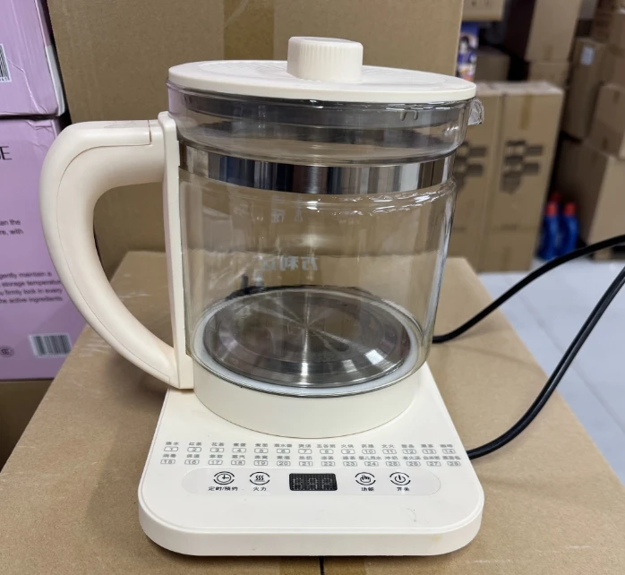 多功能养生壶家用全自动养生壶煎药壶玻璃花茶壶煮茶器烧水壶1.8L