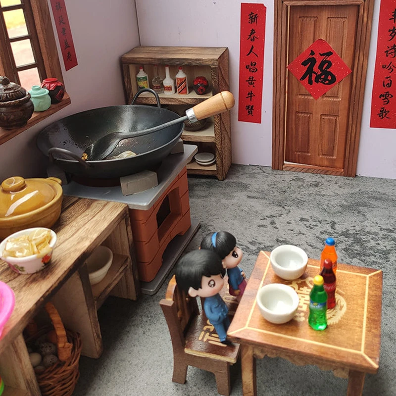 儿童迷你小厨房过家家做饭玩具真煮木质全套仿真厨具套装真实乐趣