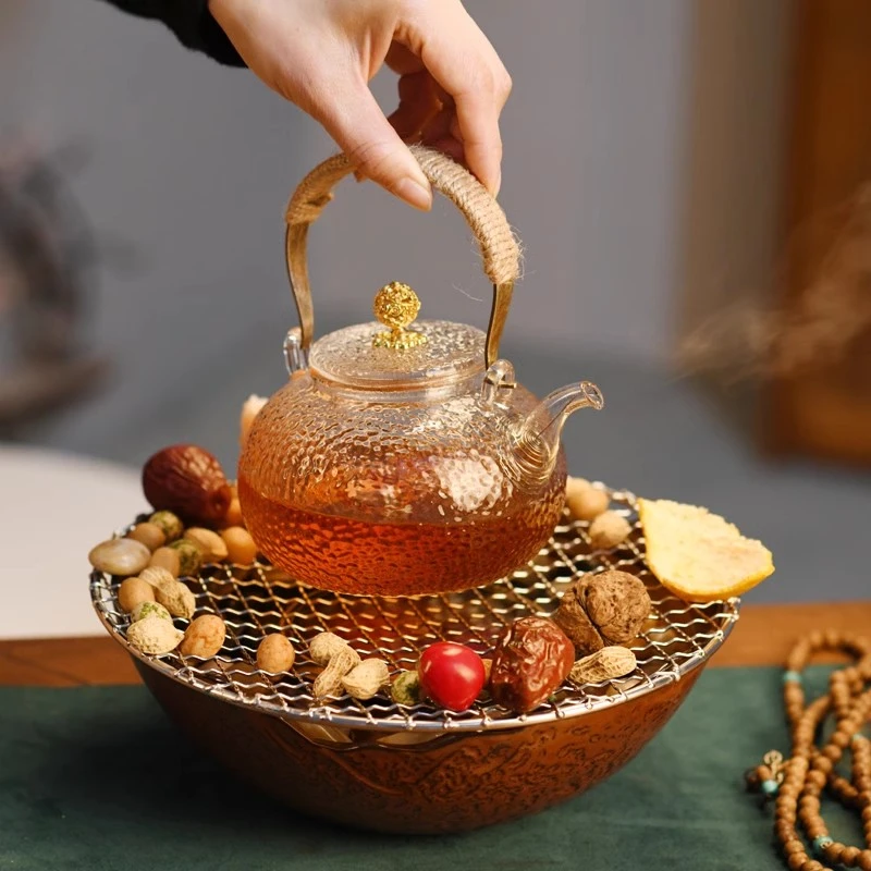 围炉煮茶器茶具罐罐煮茶炉电热煮茶炉电陶炉泡茶煮茶套装电烤炉