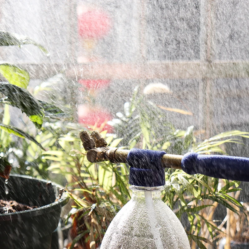 花园家用耐用喷水枪浇花器控制器喷水头园林工具塑料瓶通用喷枪