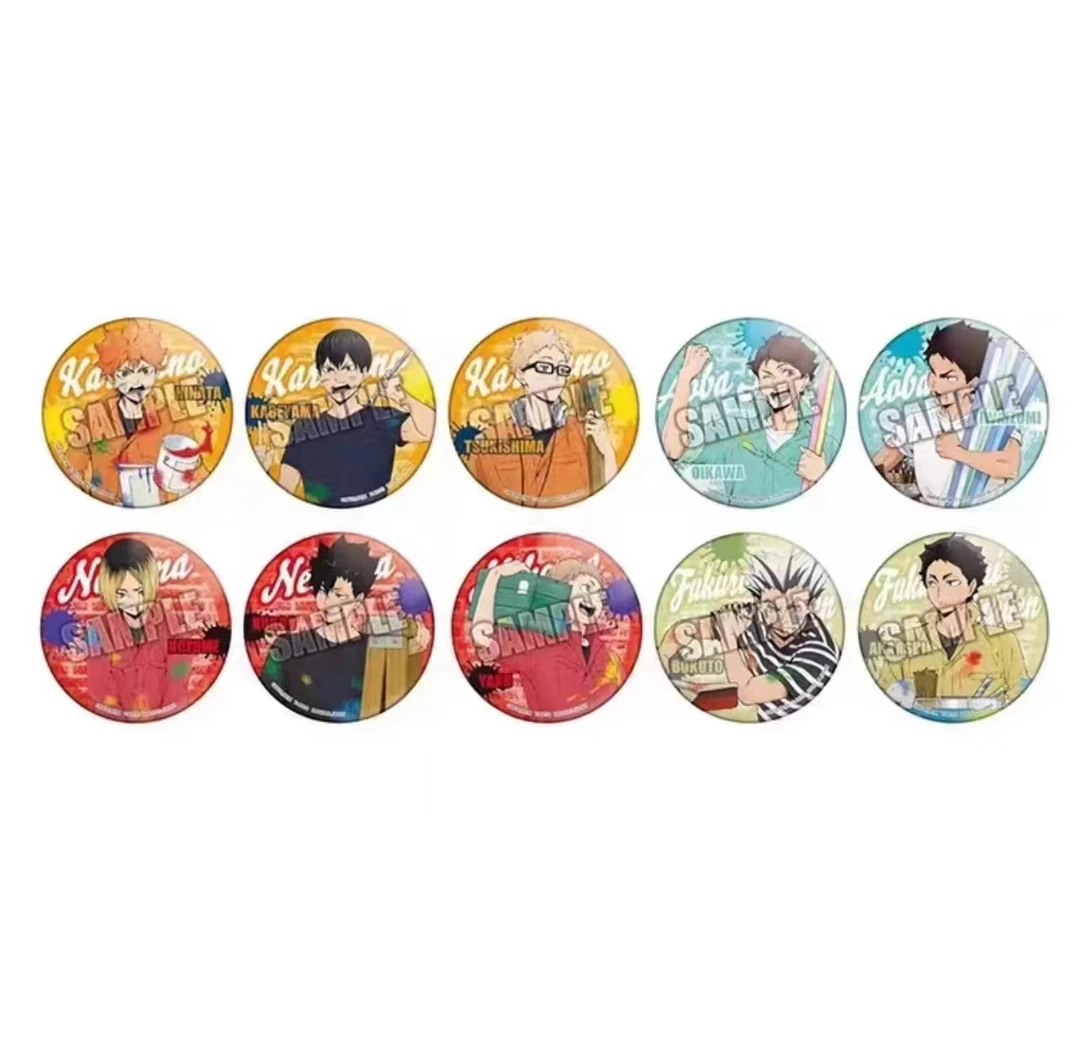 排球少年油漆工装吧唧75mm【未成年禁止下单 默认代拆】
