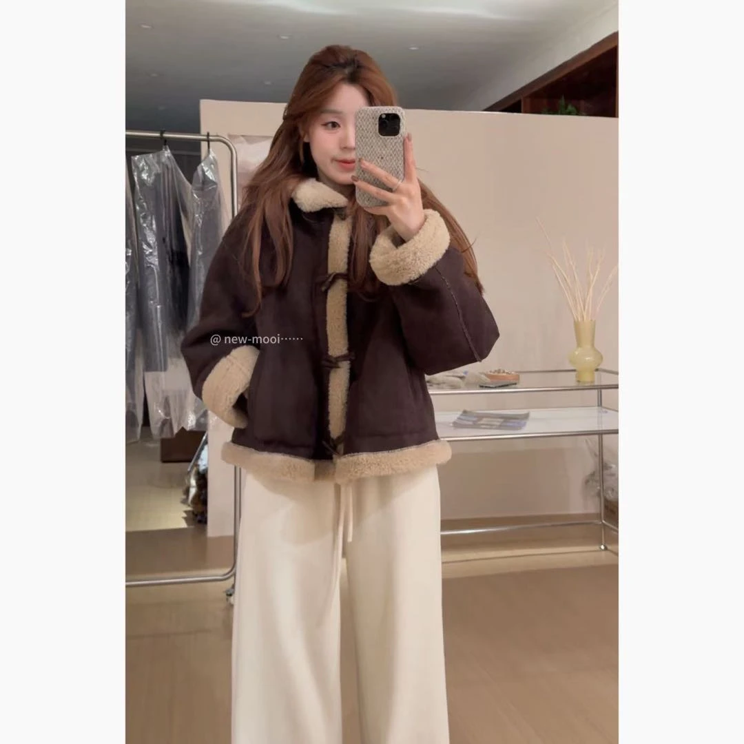【mooi】‘巧克力’秋冬新款韩版ins风小众设计感外套