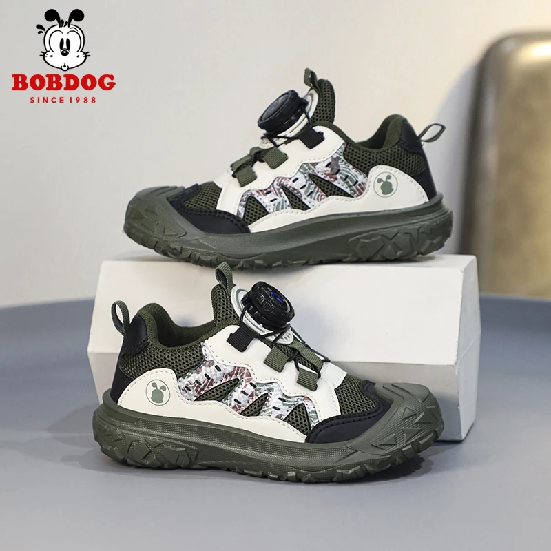 巴布豆儿童运动鞋2025春秋新款男童鞋子中大童篮球鞋男孩子跑步鞋